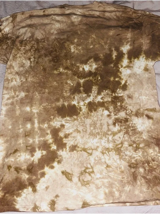 ORIGINAL VINTAGE -Tortoise Tie-Dye  in Brown/Cream LED ZEPPELIN Men’s 2X(read) - Picture 5 of 5